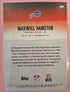 Maxwell Hairston 2025 Topps Signature Class Rookie Card # 143 Bills