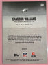 2025 Topps Signature Class Football Eagles Cameron Williams Refractor #203