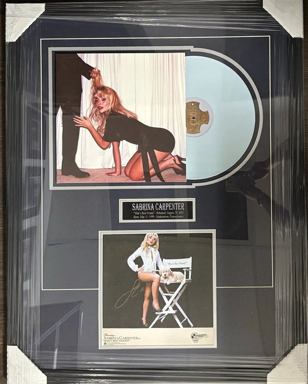 Sabrina Carpenter Signed “Alan’s Best Friend” Framed Vinyl