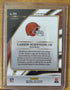 2025 Panini Select - Zebra Prizm Club Level 254 Carson Schwesinger RC Browns