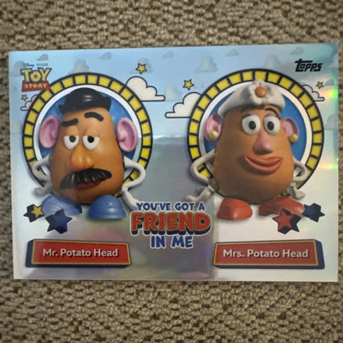 2025 Topps Toy Story 30th Anniversary Friend In Me Mr & Mrs Potato Head YGF-3