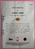 Topps 2026 NBA Hoops Film Dunk-umentory Rainbow Insert LeBron James Lakers D-4