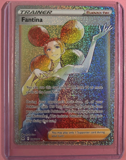 Fantina Secret Rare Full Art Holo Pokémon TCG Swsh11: Lost Origin 206/196