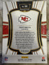 2025 Panini Select Football - Trey Smith #109 - K.C. Chiefs - Blue Prizm /175