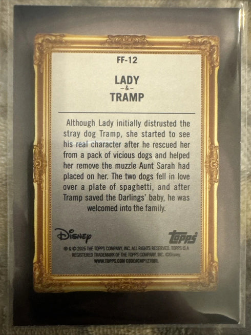 Topps 2026 Disney Neon Lady & Tramp FF-12