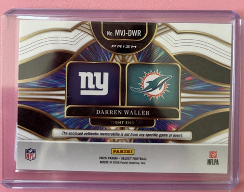 2025 Panini Football Select Darren Waller Multiverse Jerseys Blue Prizm #MVJ-DWR