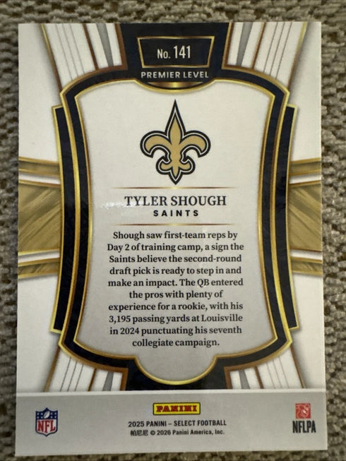2025 Panini Select #141 Tyler Shough