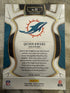 2025 Select Football - Quinn Ewers Dolphins - Black And Green Prizm Shock RC #82