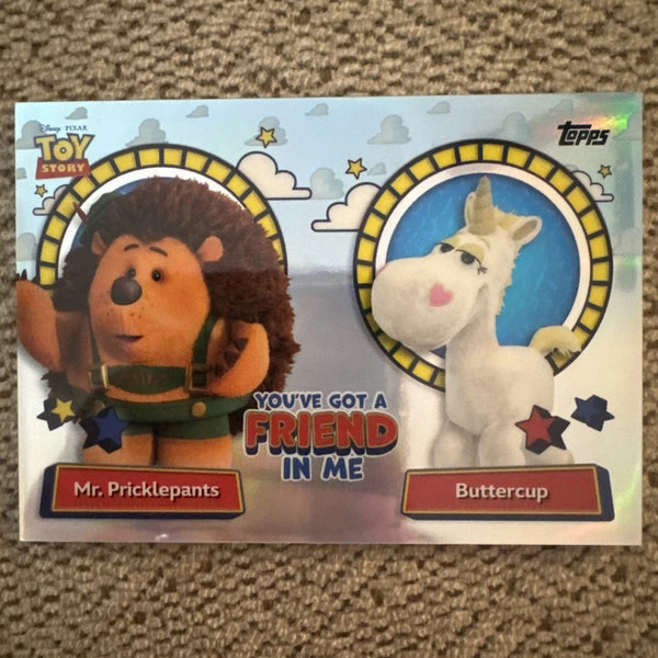 Topps 30 Years of Toy Story Mr. Pricklepants/Buttercup You’ve Got A Friend In Me