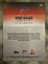 2025 Topps Signature Class Deone Walker RED LAVA /25 RC Rookie Buffalo Bills 205