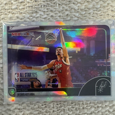 VICTOR WEMBANYAMA 2025-26 Topps NBA Hoops Foil All Star Border 289