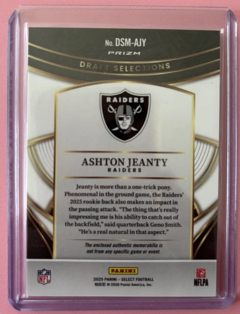 2025 Panini Select Ashton Jeanty Draft Selections #DSM-AJY