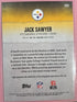 2025 Topps Signature Class Jack Sawyer RC Auto Steelers #137 (RC)(AU)