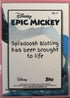 Topps 2010 Disney Epic Mickey Spladoosh Blotling EM-17 Hologram Card