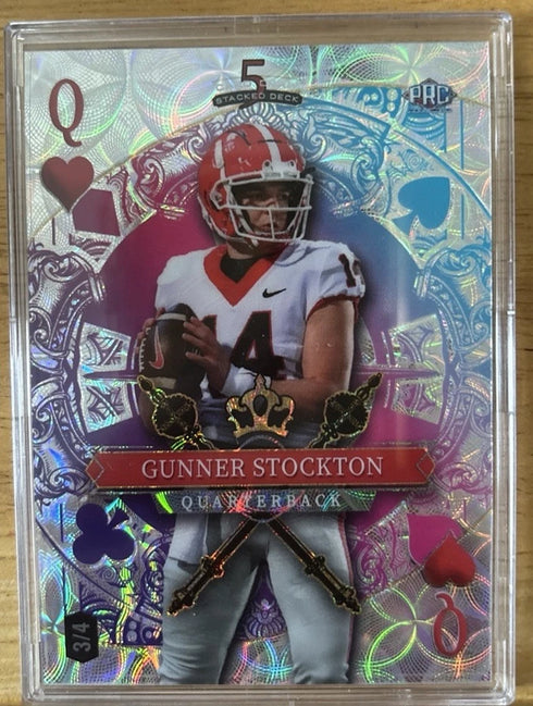 Gunner Stockton 5 Card Draw Wild Card 3/4 Queen of Clubs