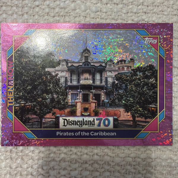 2025 Topps Disneyland 70th Anniversary #72 Pirates of the Caribbean Pink Shimmer