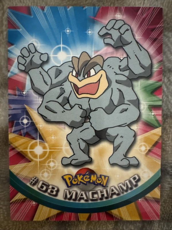 Machamp Base Pokemon 1999 Topps TV 68 MP