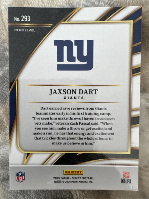 Panini Select Jaxson Dart HALO Rookie Club Level #293