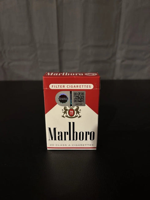John Daly Signed Marlboro Cigarette Box *EMPTY BOX* SWAU COA