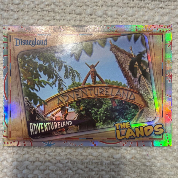2025 Topps Disneyland 70th Anniversary Rainbow Foil The Lands Adventureland