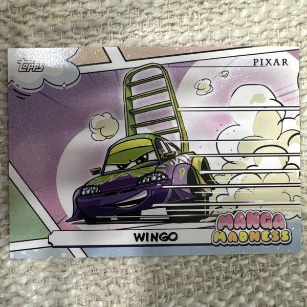 Topps Pixar Manga Madness Wingo Cars Non-Sport Trading Card MM-9