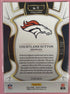 2025 Select Football Courtland Sutton Copper Prizm Shock /899 #11