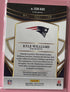 2025 Panini Select Kyle Williams Draft Selections Patch Blue #DSM-KWS Patriots