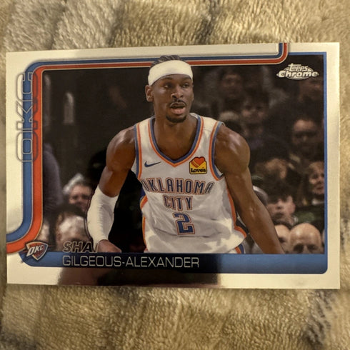 2025-26 Topps Chrome Shai Gilgeous-Alexander #141 Thunder