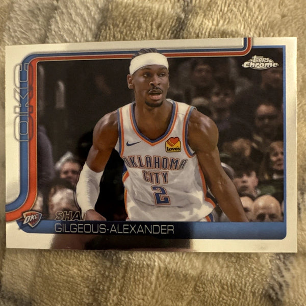 2025-26 Topps Chrome Shai Gilgeous-Alexander #141 Thunder