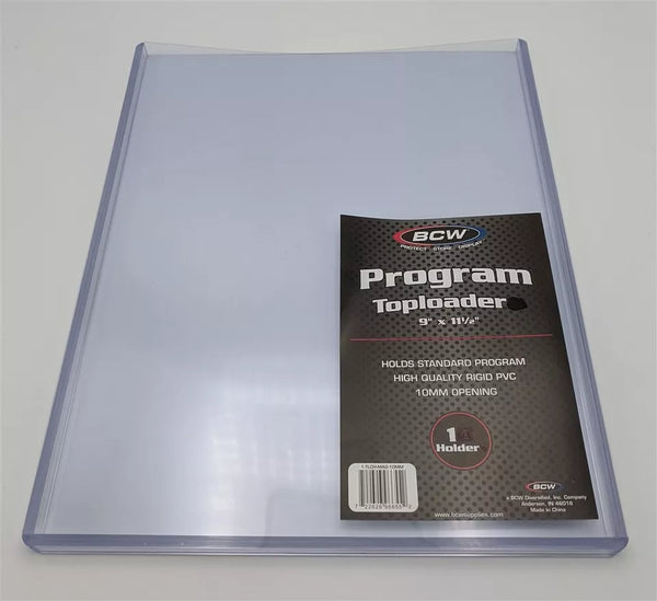 BCW Program Toploader 9" x 11.5" *Individuals*