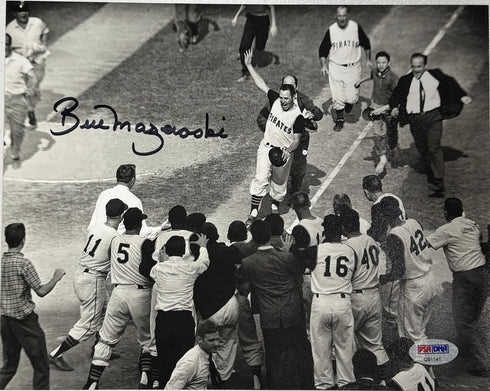 Pittsburgh Pirates Bill Mazeroski Signed 8x10 PSA DNA