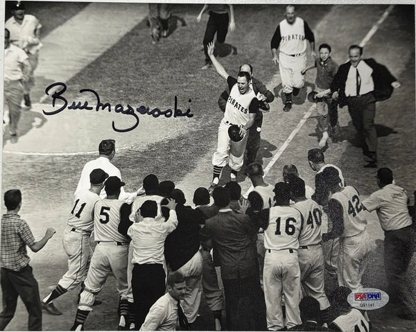 Pittsburgh Pirates Bill Mazeroski Signed 8x10 PSA DNA