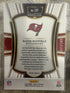 2025 Panini Select - Premier Level Baker Mayfield #137 Red Shock Prizm /249