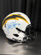 LA Chargers Justin Herbert Signed Authentic Helmet Fanatics COA