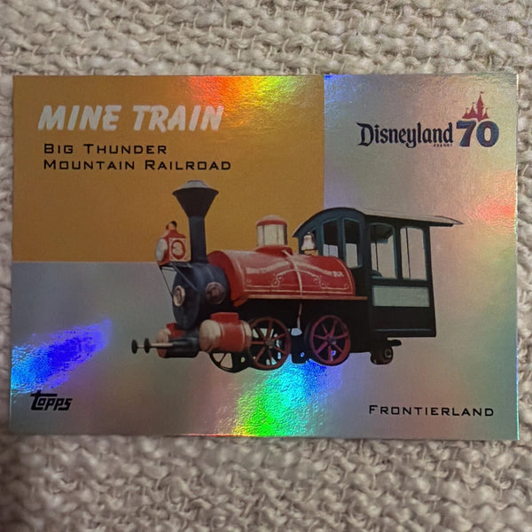 2025 Topps Disneyland 70th Anniversary Inserts & Rainbow Foil #T54-1