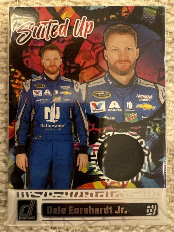 2024 Donruss #SU-DEJ Dale Earnhardt Jr Suited Up Swatches