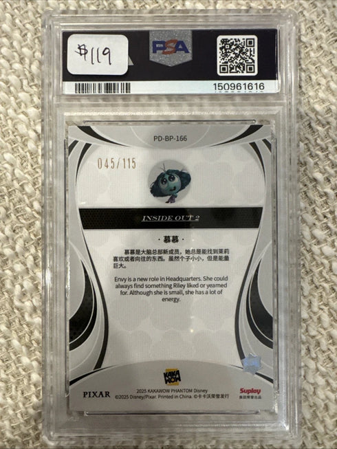 2025 Kakawow Disney Envy Purple /115 #166 PSA 9