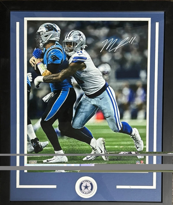 Dallas Cowboys Micah Parsons Signed Framed 16x20 Photo Sack Fanatics