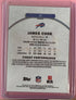 Topps Finest Performance James Cook Bills #71