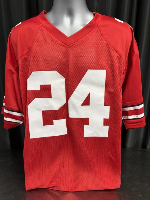 Ohio State Buckeyes 2024 National Champions Team Signed Jersey 24 Signatures