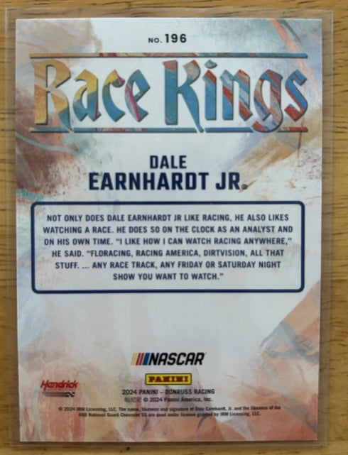 Dale Earnhardt Jr 2024 Donruss Racing #196 NASCAR Race Kings /199
