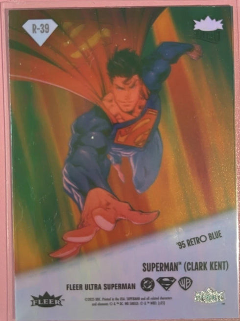 2026 Fleer Ultra Superman 1995 Retro Acetate #R-41 Superman