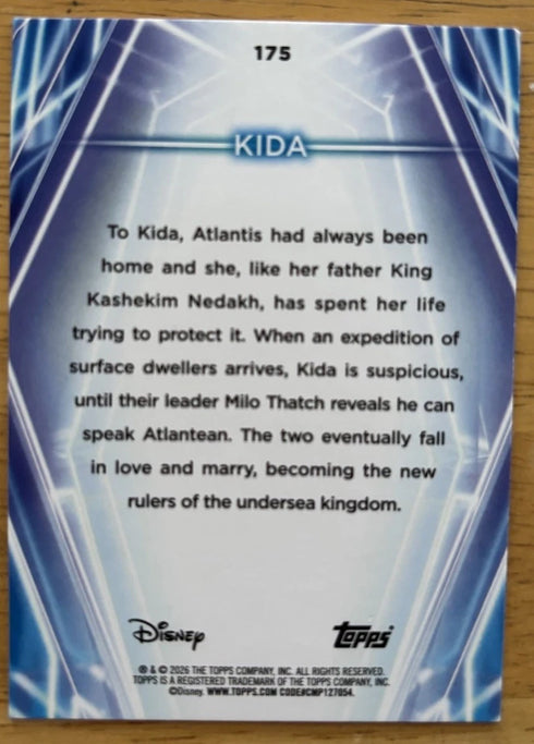 2026 Topps Disney Neon Base #175 KIDA