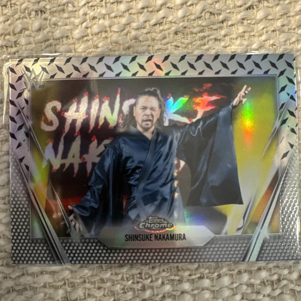 2026 Topps Shinsuke Nakamura WWE Diamond Plate Refractor