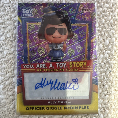 2025 Pixar Crystal 30 Toy Story Officer Giggle McDimples Auto Shimmer /75