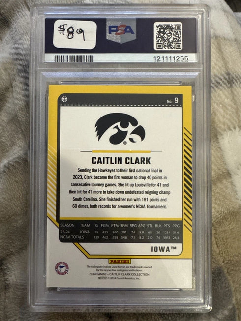2024 Panini Caitlin Clark Collection - Base Donruss Caitlin Clark #9 /199