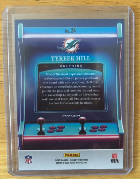 2025 Panini Select Starcade Tyreek Hill #24