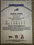 2025 Topps Finest Common #71 James Cook Bills