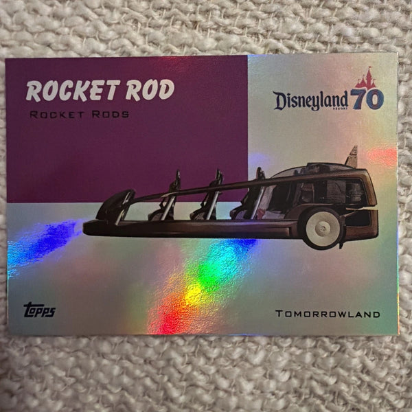 2025 Topps Disneyland 70th Foil Card #T54-11 Rocket Rod Tomorrowland