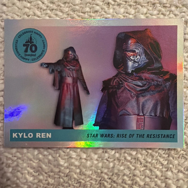 Topps 2025 Rise of Resistance T55-14 Kylo Ren Holofoil Disneyland 70